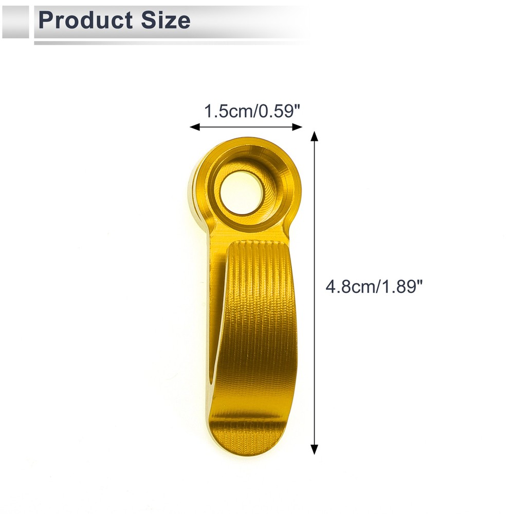 1 set universal hook for motorcycle handlebar load capacity gold tone