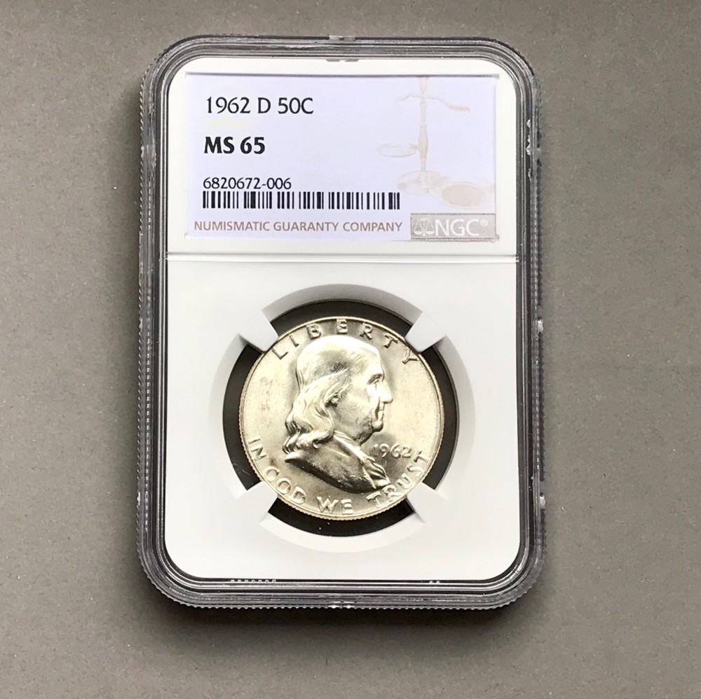 1962D Franklin NGC MS65
