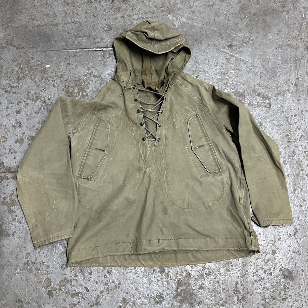 US Navy Pullover Smock ; 1940s ; Vintage Military Jacket