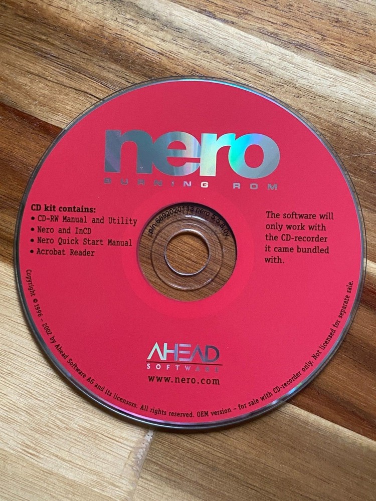Nero Burning Rom Replacement CD Burning Software - Ahead Software
