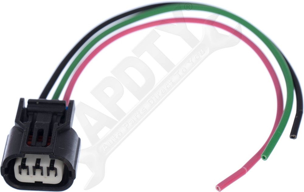 APDTY 171509 Wire Wiring Harness Pigtail; 3-Wire; MAP Sensor, Ignition Coil, Etc
