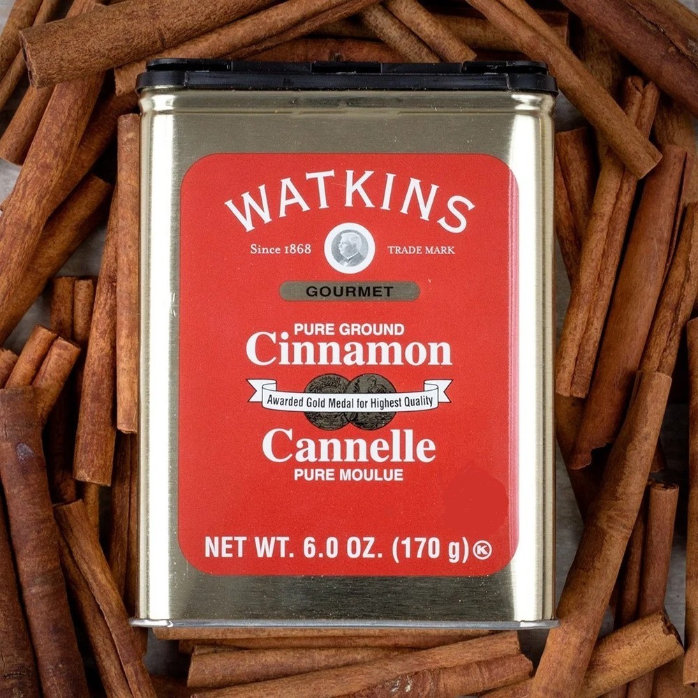 Watkins Pure Ground Cinnamon Tin 6 oz.