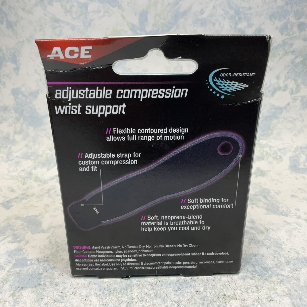 ACE Adjustable Compression Wrist Support Odor Resistant - Lot of 2