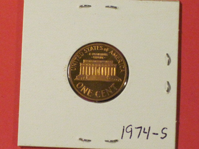 1974-S Proof Memorial Small Cent - Excellent