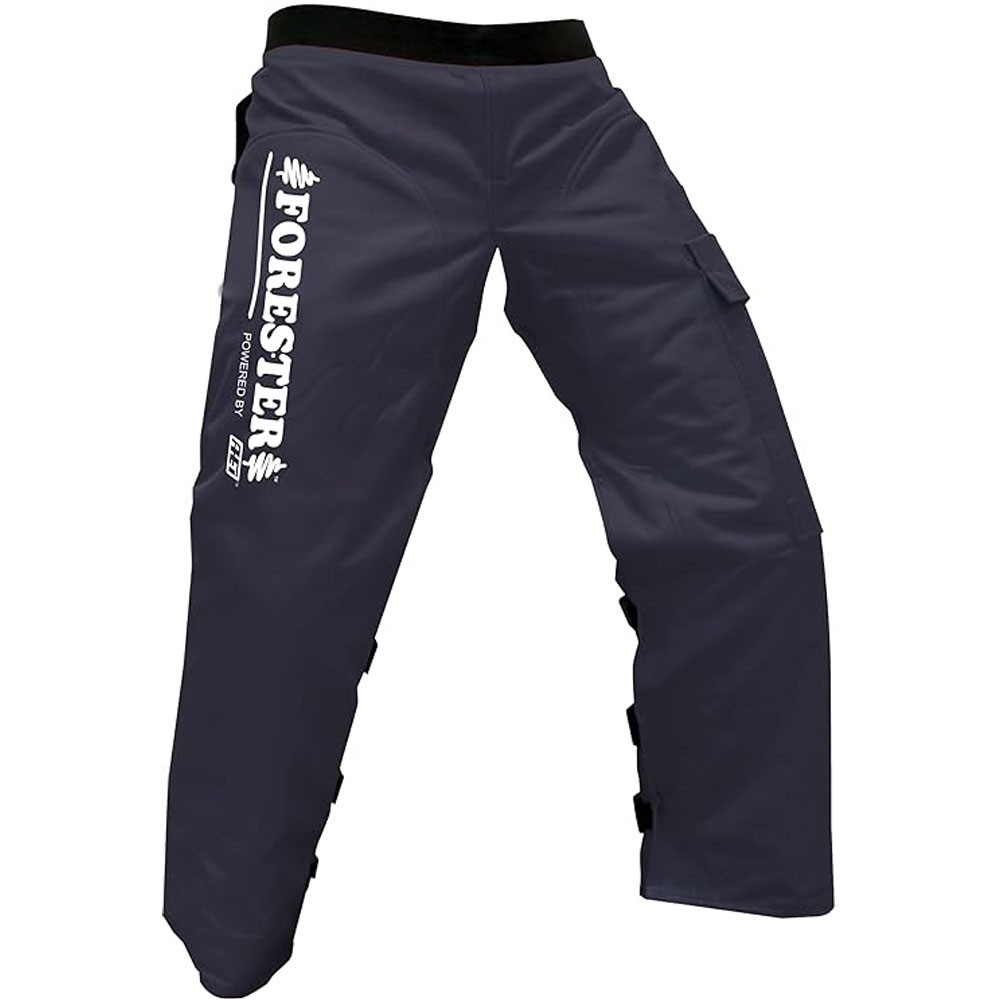 Forester Black Apron Style Chainsaw Chaps