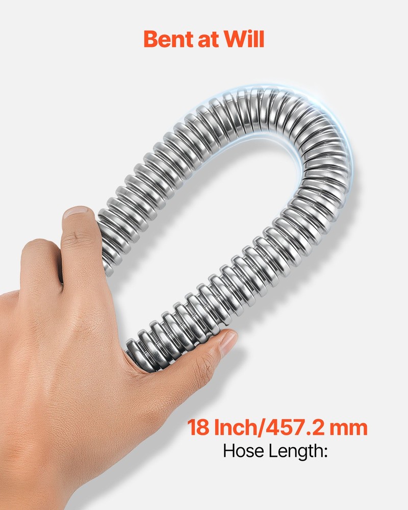 VEVOR Water Heater Kit 18 Inch Length Water Heater Flex Connector for Kitchen