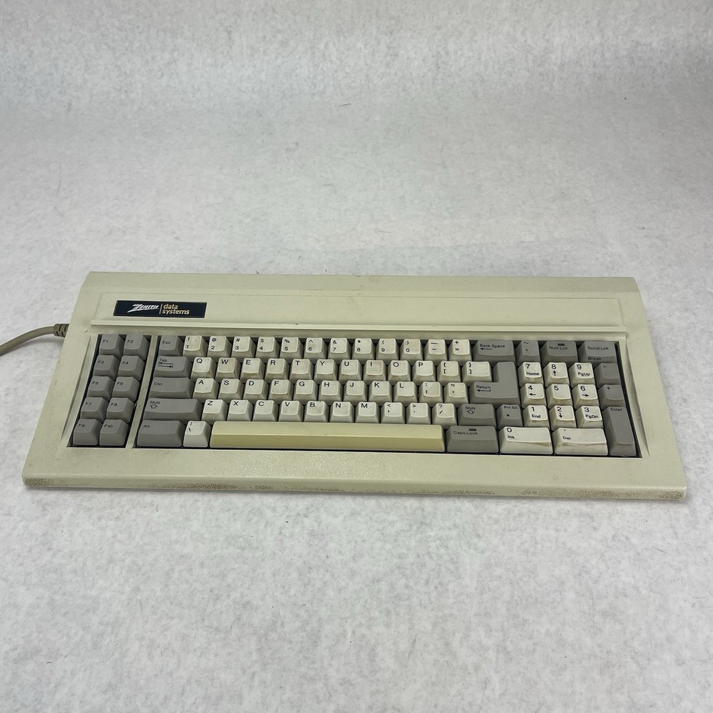 Zenith Data Systems Z-150 Keyboard Untested