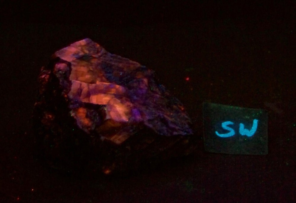 Fluorescent Calcite AZ Mineral Specimen