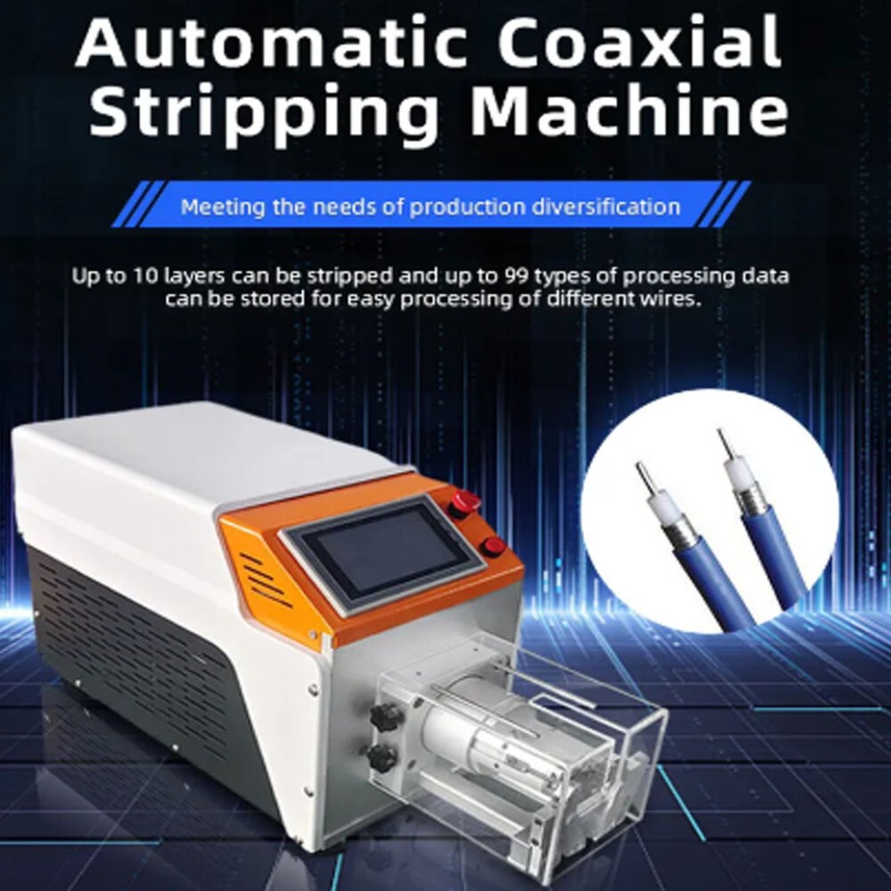 Auto coax cable stripping machine Coaxial Cable Stripping Machine 110V
