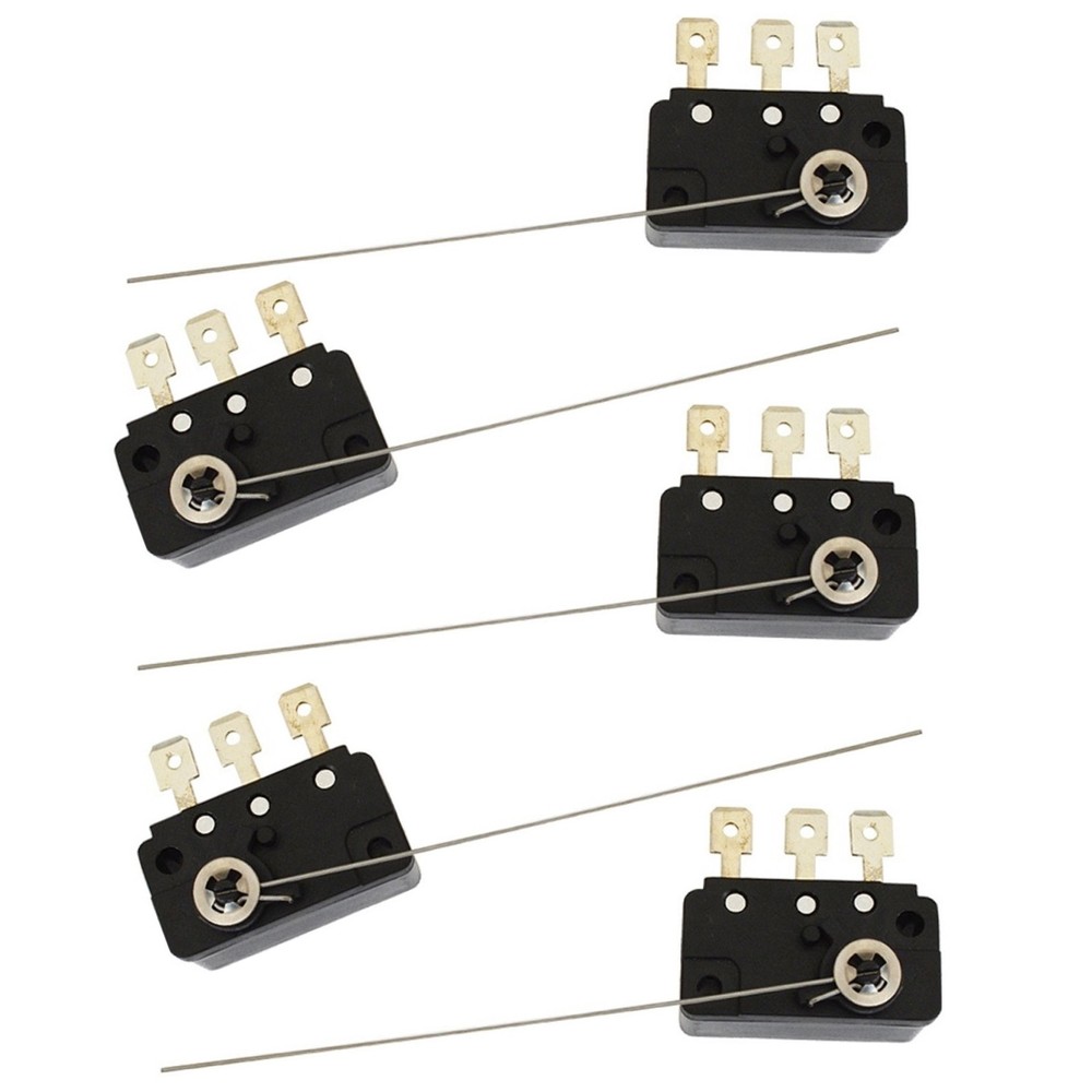 5Pack 4.8mm Long Hinge Microswitch Arcade Change-Coin Acceptor Micro Switch