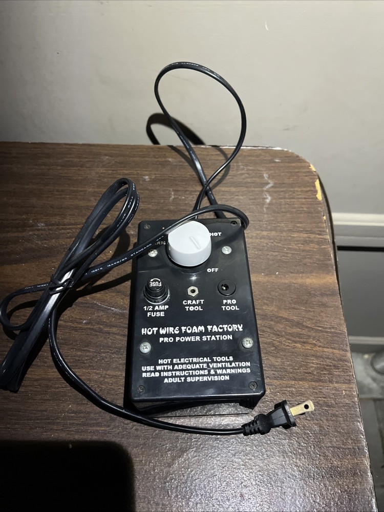 Hot Wire Foam Factroy - Variable Power Supply. Hot, Warm
