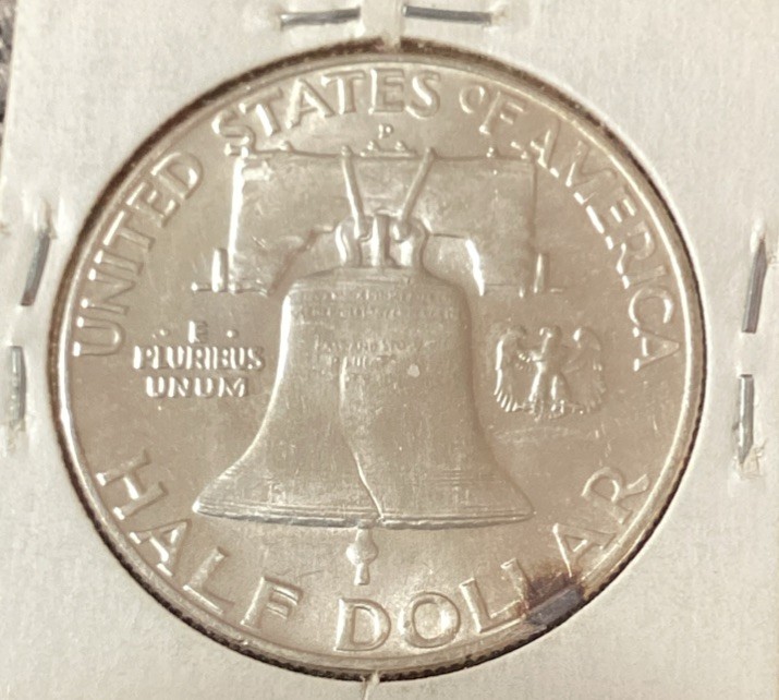 1957 D Franklin Half Dollar