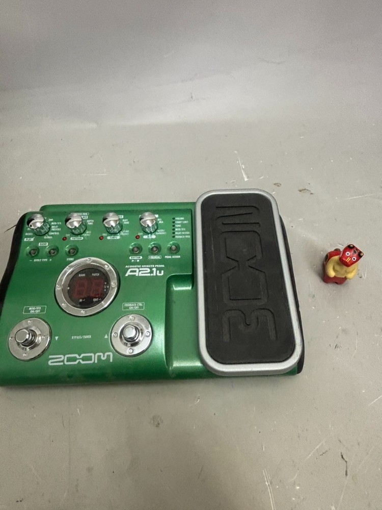ZOOM A2.1u Acoustic Guitar Multi-Effects Pedal Processor USB Interface Tested