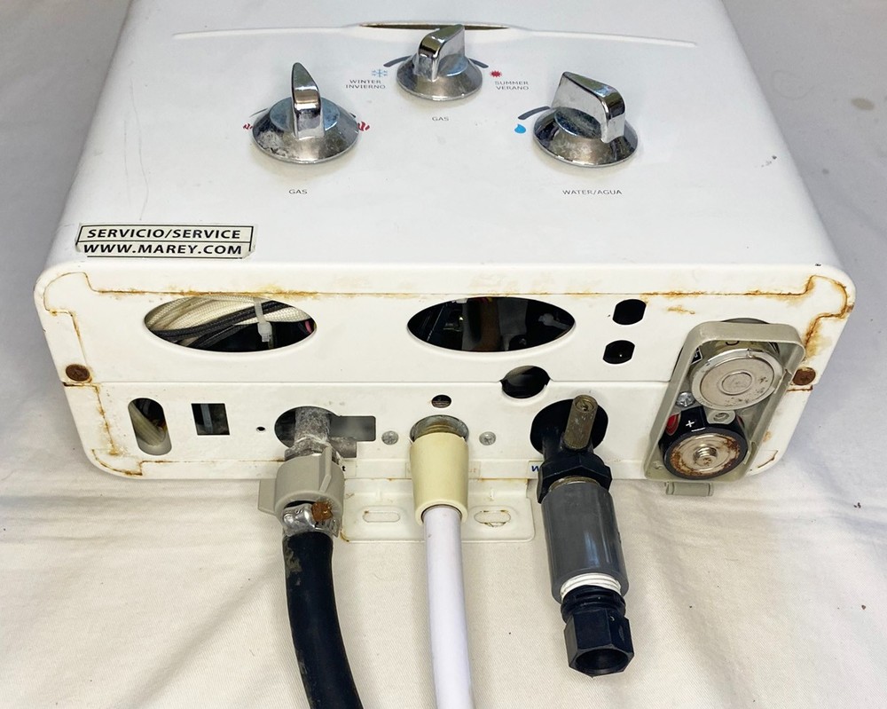 Marey GA5FLP 1.32 GPM, 34120 BTUs Propane Gas Tankless Water Heater