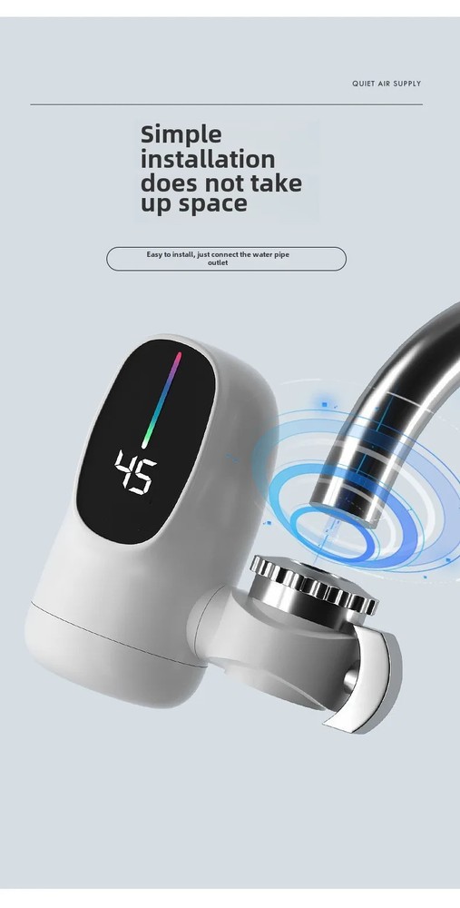 Instant Heating Faucet Water Tap Tankless Water Heater Electric Kitchen Faucet