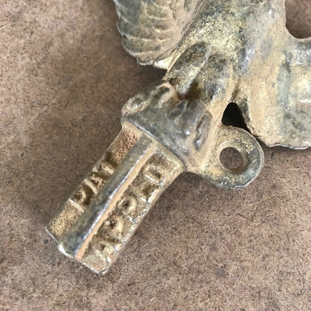 Cast Iron Eagle with some of the Original Gilding
