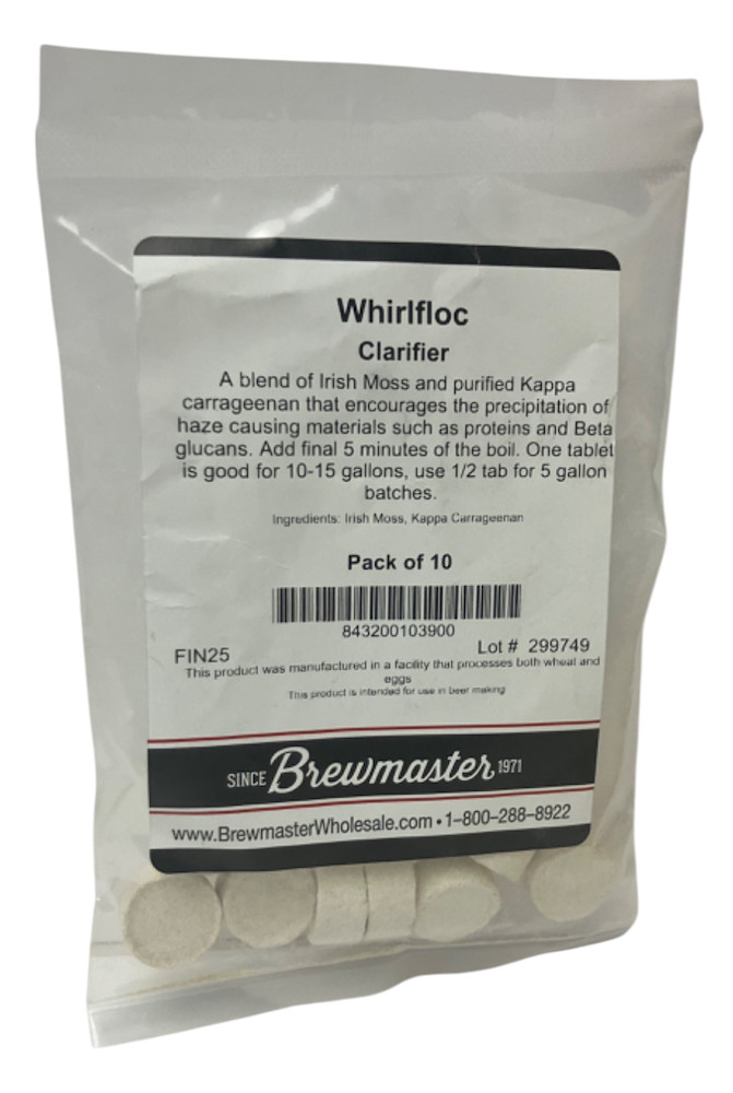 Whirlfloc Clarifier Tablets - 10