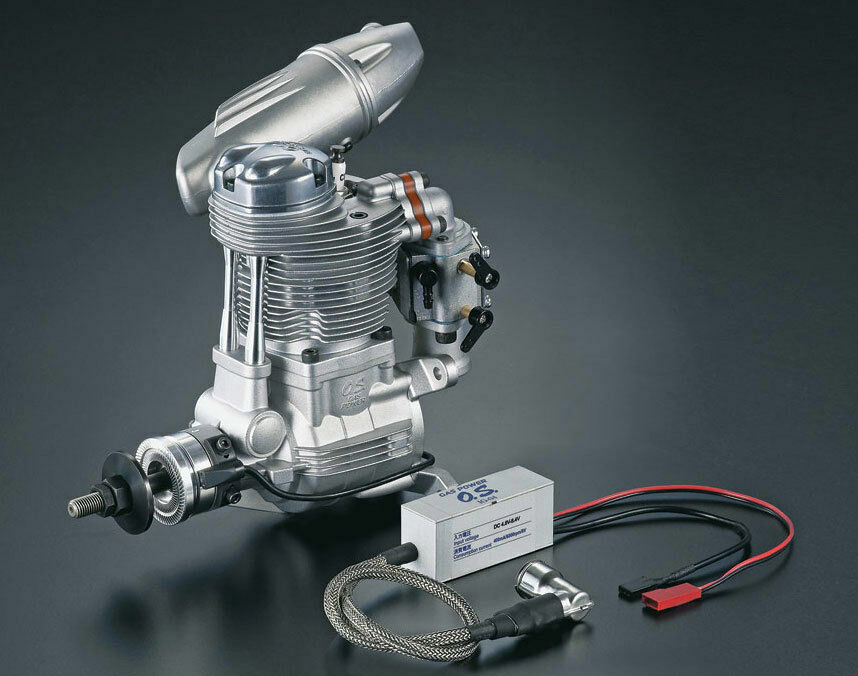 New O.S. GF40 40cc 4-Stroke Gas Airplane Engine with Muffler #39400