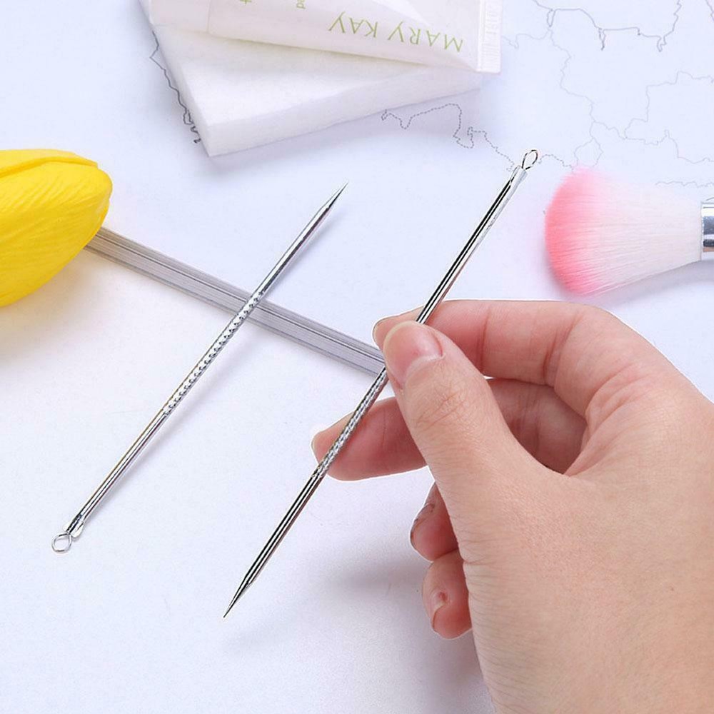 2pcs Acne Needle Removal Kit Whitehead & Blackhead Remover, Pimple Extractor