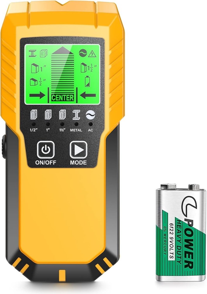 Efficient Wall Scanner with Continuous Wire Alerts - Perfect for DIY Projects