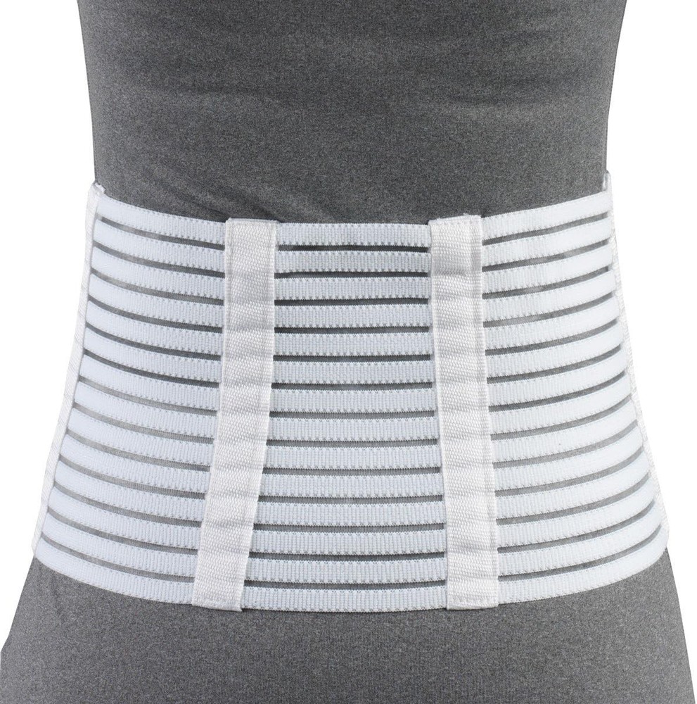 OTC Lumbosacral Support, 7-inch Lower Back, Lightweight Medium, White