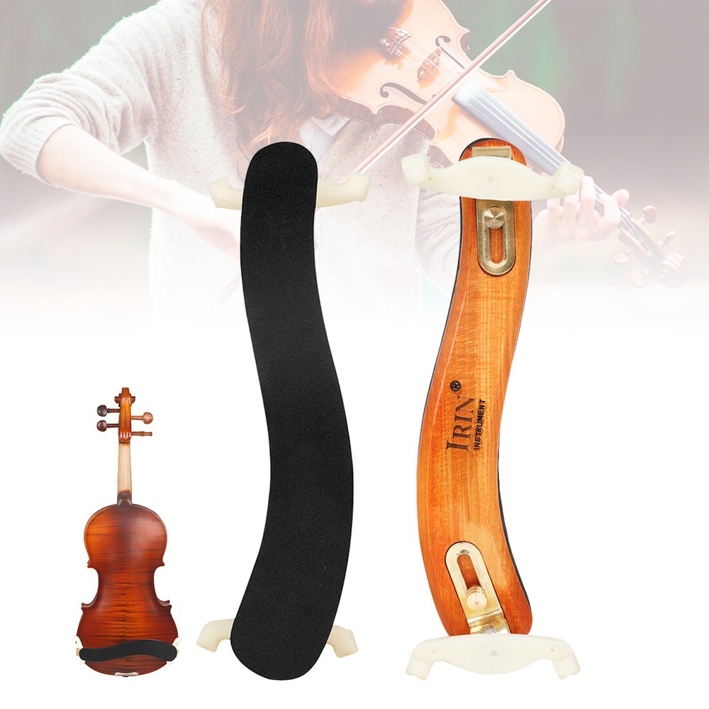 Solid Wood Classical Style Violin Shoulder Rest for 4/4 and 3/4 Violin