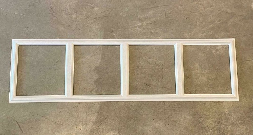 4 Amarr Thames Replacement Inserts for Long Panel AMARR Garage Doors White Thame