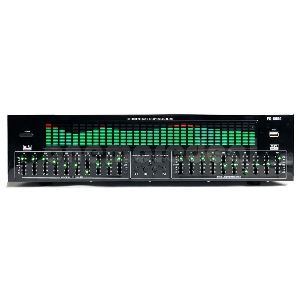 EQ8000 EQ Equalizer BT5.4 Optical Fiber Coaxial Digital Audio Decoder Processor