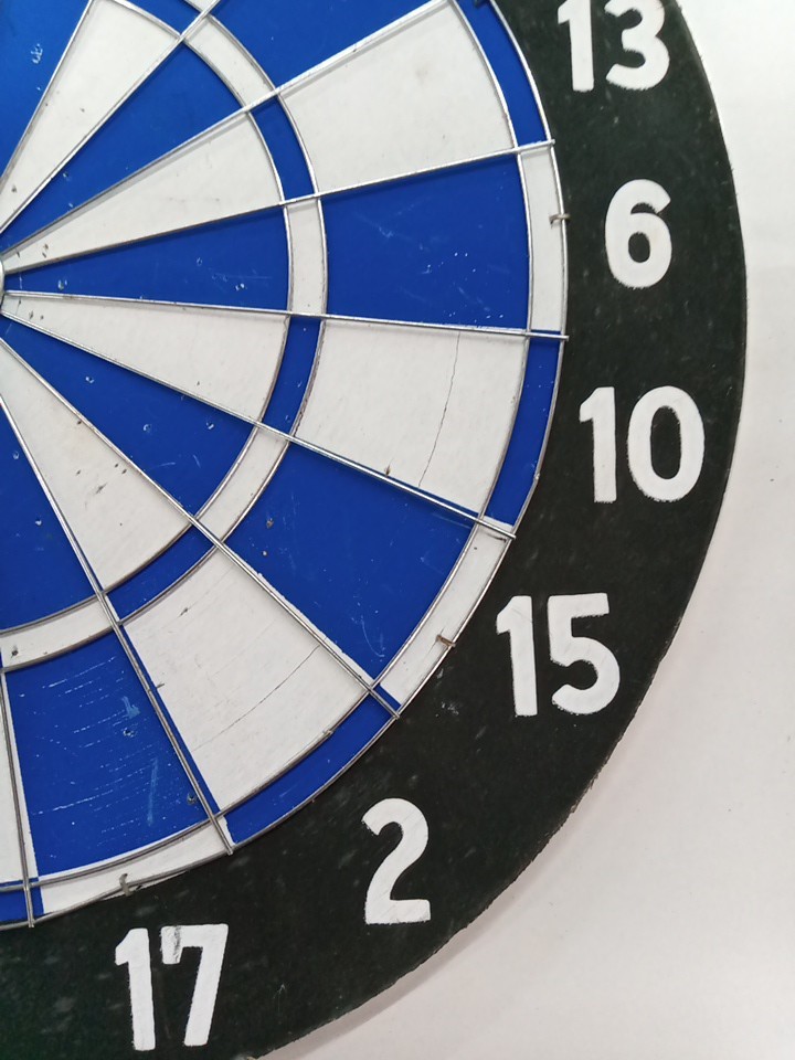 PS Logo Pre-owned Double Sided Dartboard Standard & Target