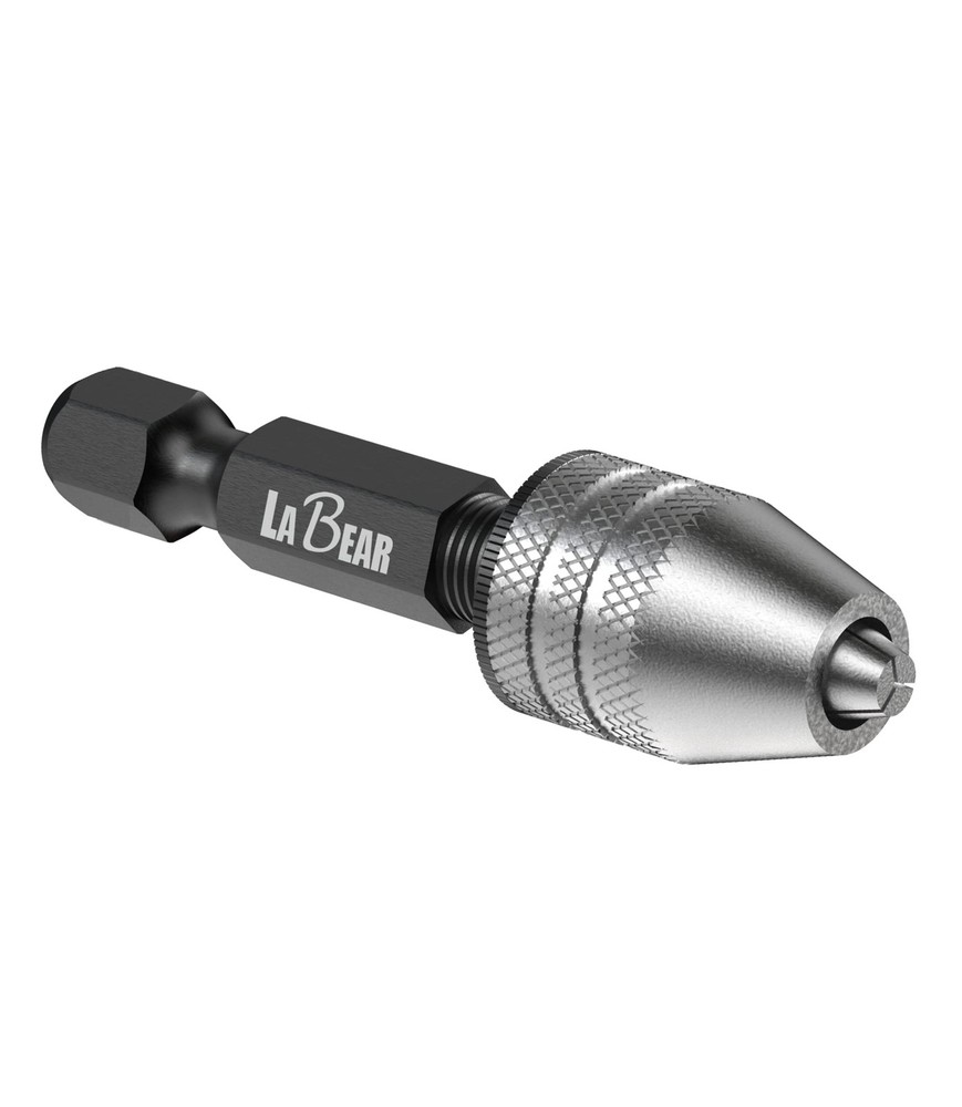 LABEAR - Drill Chuck Keyless Mini Adapter ¼ Inch Hex Shank | 0.3-3.2mm Capaci...