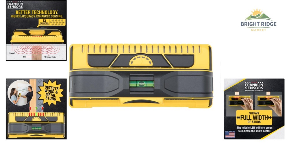 Advanced Stud Detector with Deep Scan Technology for Wall Drilling Projects