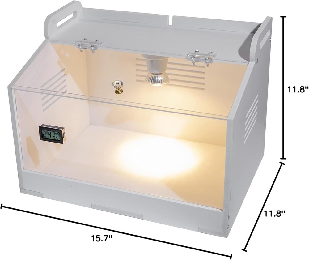 Intelligent Chicken Brooder Box with Temperature Display – Compact & Durable