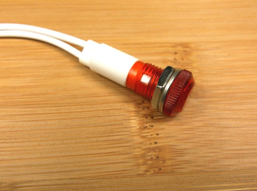 BBT 220 volt Red LED Low-Profile Indicator Light