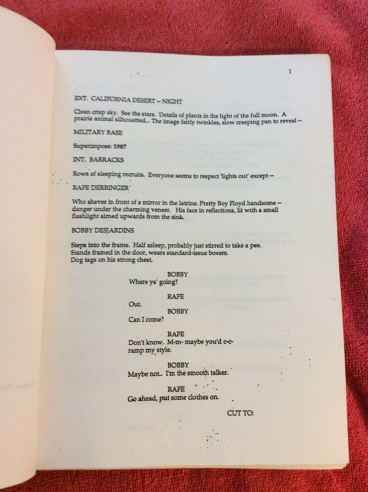 ORIGINAL SCRIPT TWISTED SAMUEL L. JACKSON ASHLEY JUDD ANDY GARCIA MANHEIM