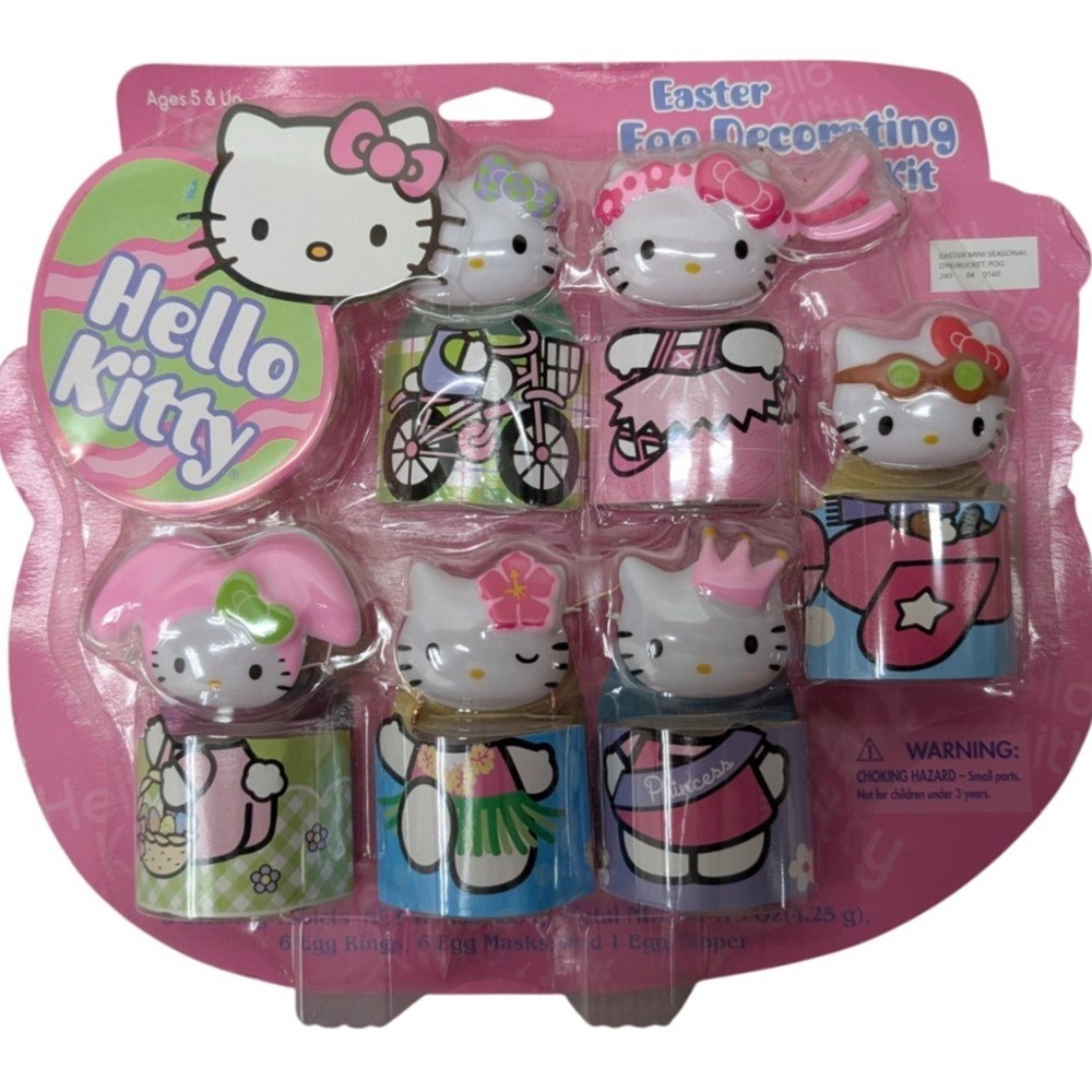 Hello Kitty Easter Egg Decorating Kit Sanrio Vintage 2004 NEW