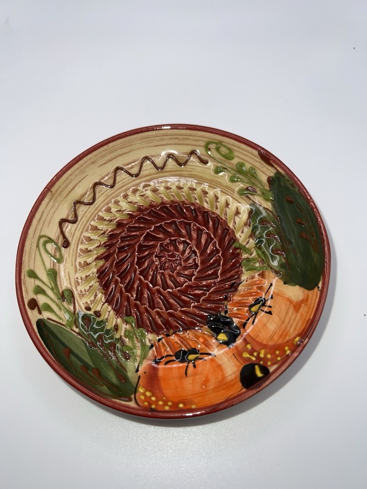Hand-painted ceramic garlic grater