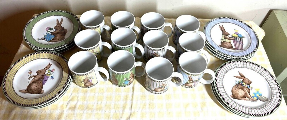 Sakura Easter Themed China by Debbie Mumm 1998-2000