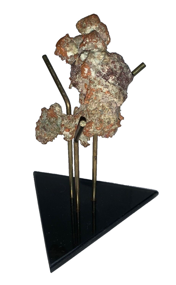 Copper Nugget about 6 oz/170 grams with stand