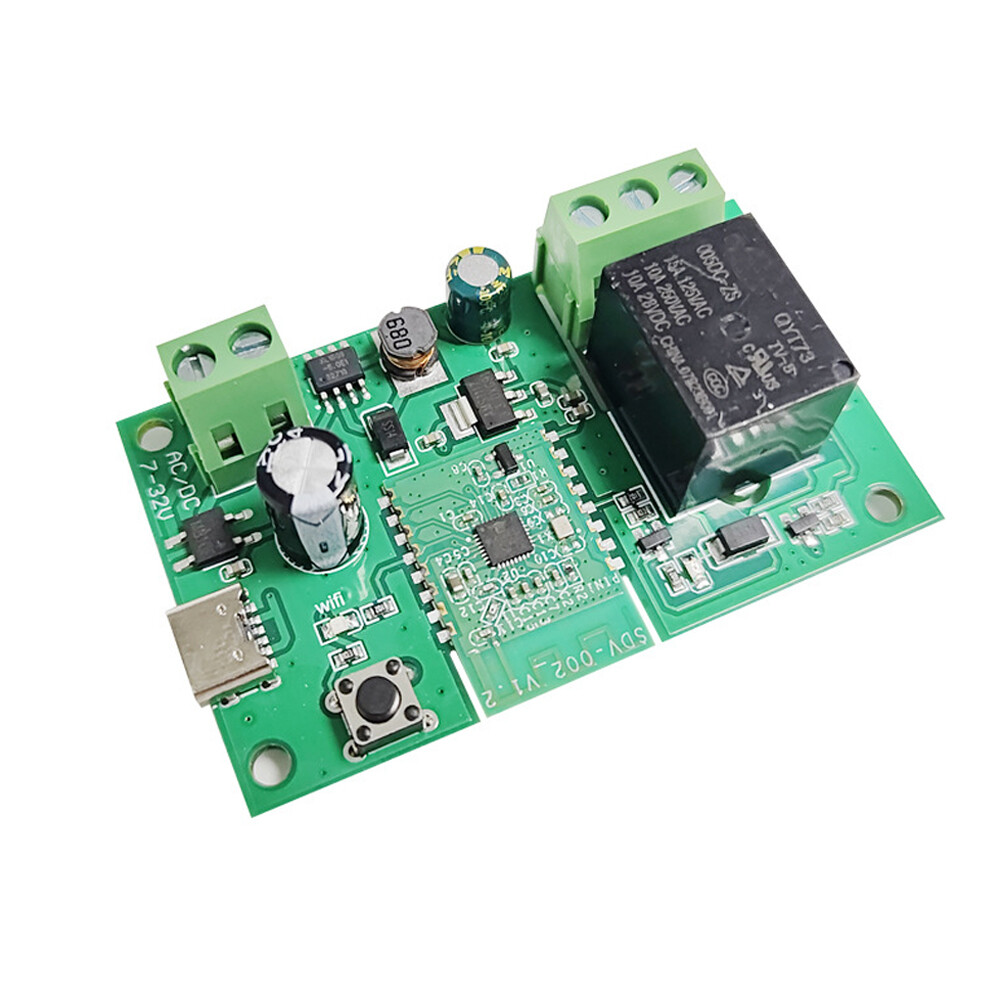 3pc DC7-32V Smart APP Bluetooth WIFI Self-Locking Relay Switch Module Type-C