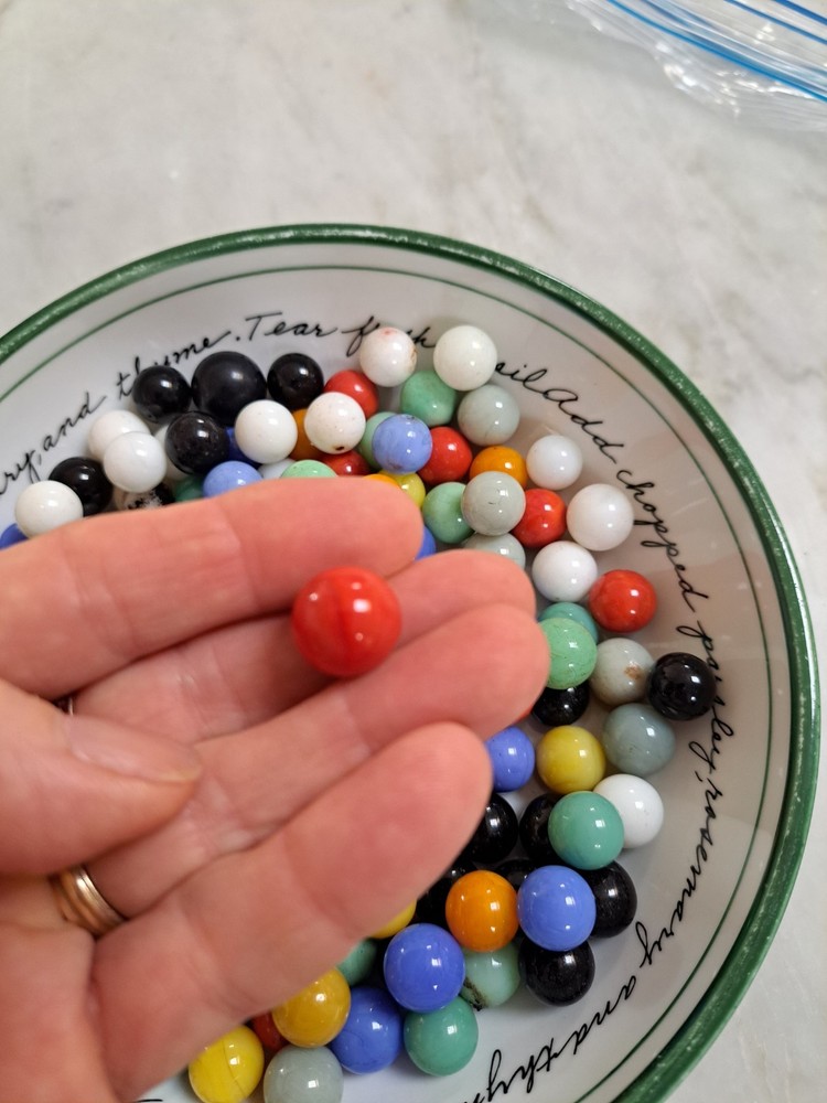 Pack Lot More Then Lb Mixed Marbles