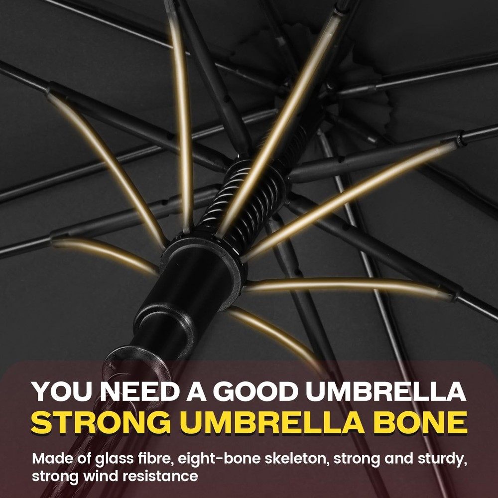 ZOMAKE 62/68 Inch Golf Umbrella Extra Large Oversized Windproof Automatic Open