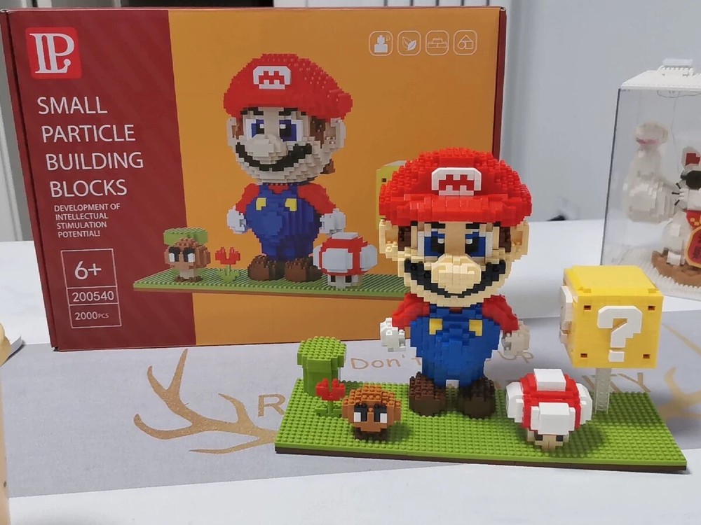 Super Mario Magic Blocks Set,2000 Pcs Mini Building Blocks Challenging Game Gift