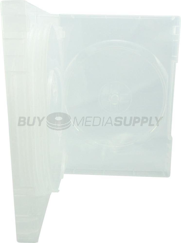 33mm Clear 10 Discs DVD Case Lot