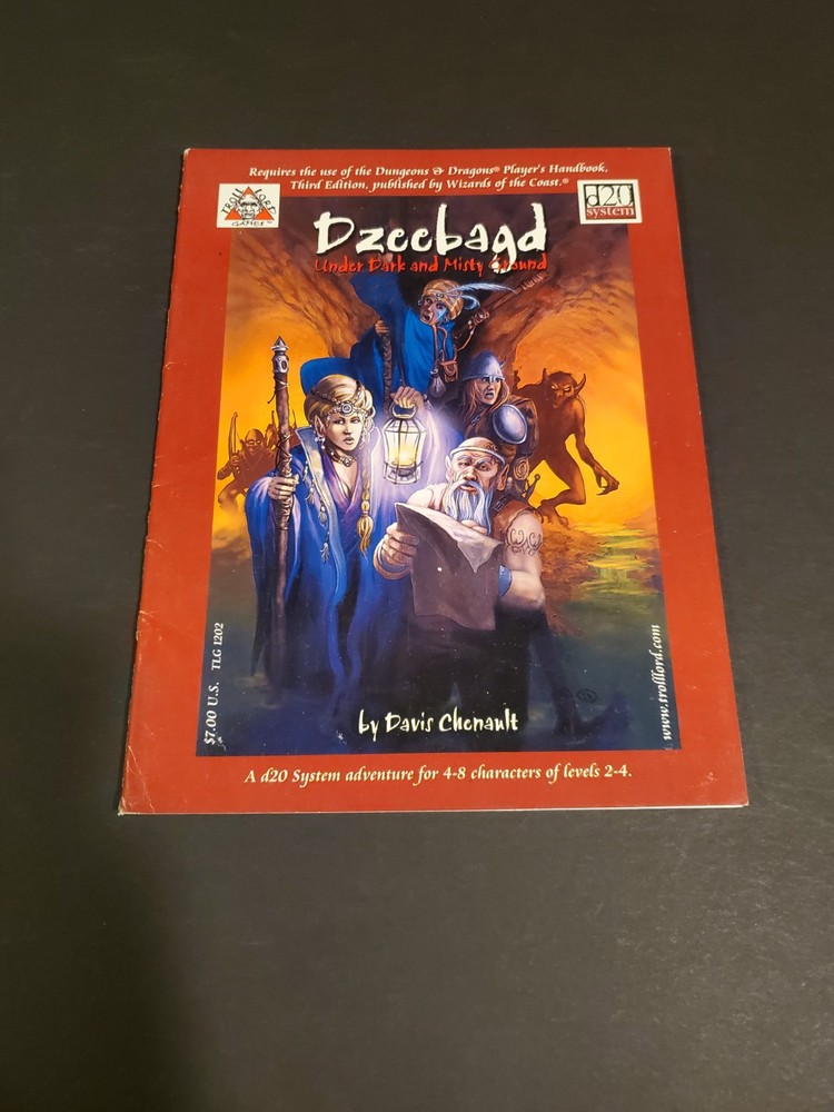 Dzeebagd : Under Dark and Misty Ground ☆ D&D ☆ D20 ☆ Authentic ☆