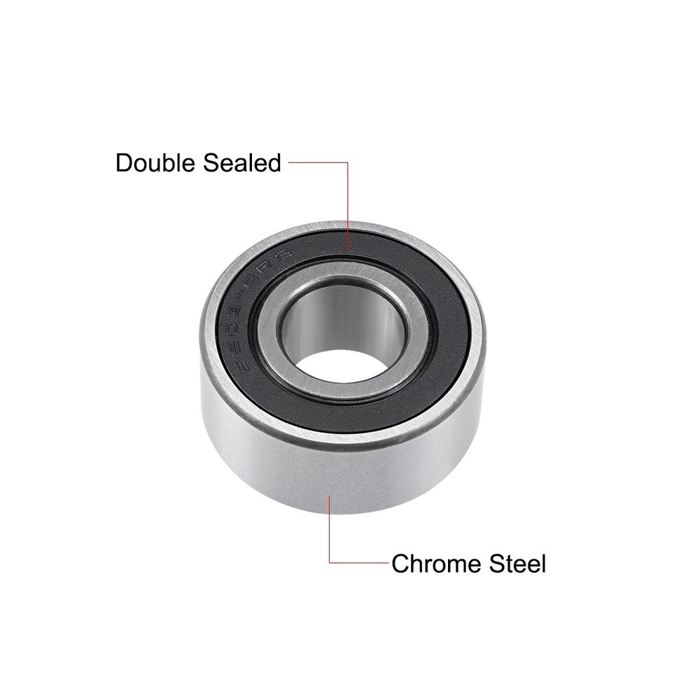 3203-2RS Angular Contact Ball Bearing Sealed Bearings 5203-2RS 2PACK