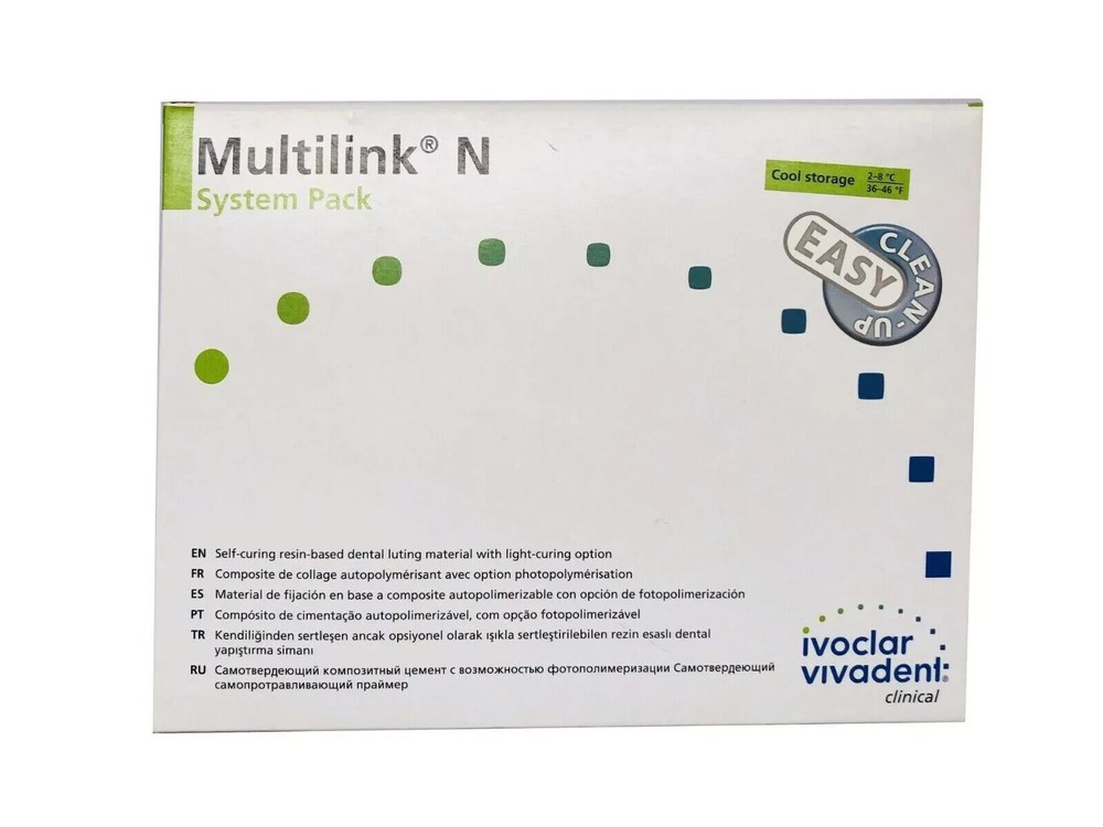 Ivoclar Vivadent Multilink N Self Curing Resin Based Luting System Dental
