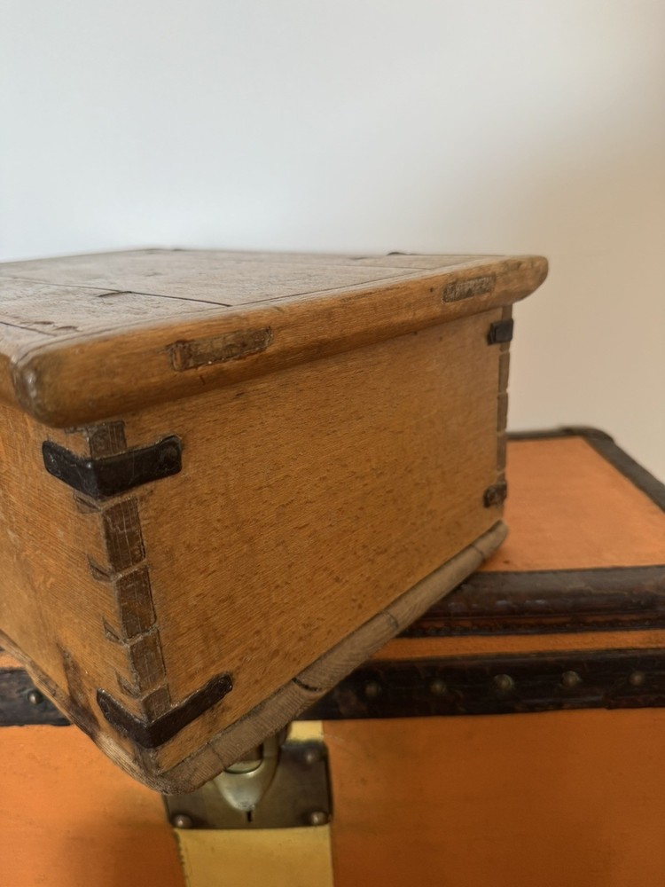 Antique Pine Miniature Trunk