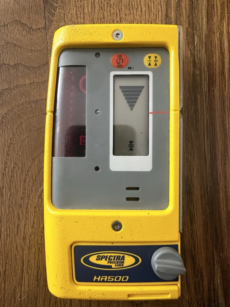 Trimble Spectra LL500 Precision Laser Level With HR500 Receiver- Tested