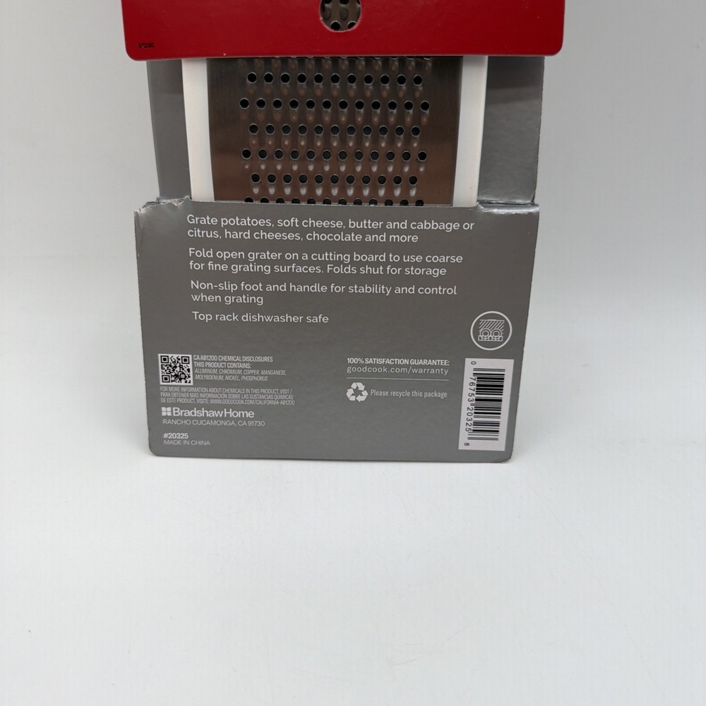 Good Cook Fold One Size Black and Red Grater 2 Pack