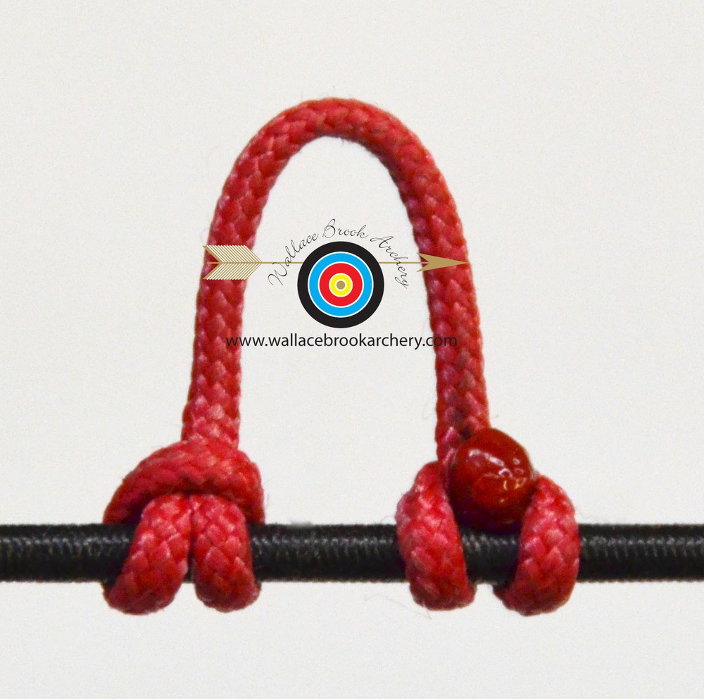 3 Pack Red Archery Release Bow String Nock D Loop Bowstring BCY #24